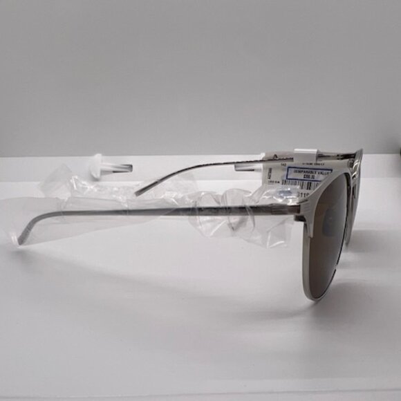 Saint laurent Brown Oval Unisex Sunglasses - Picture 6 of 8